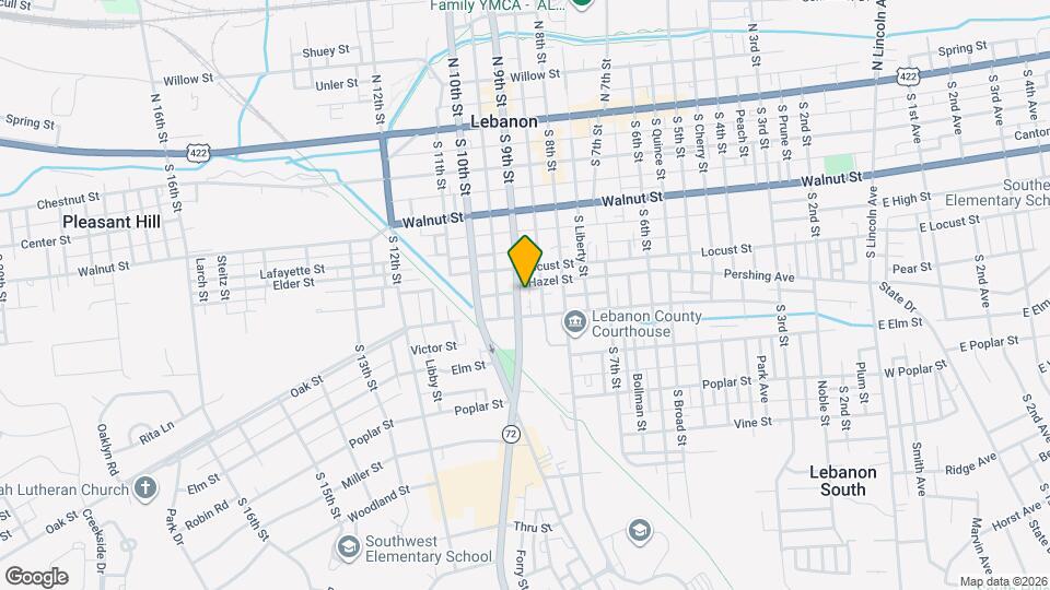 330 S 9th St Map and Location Details