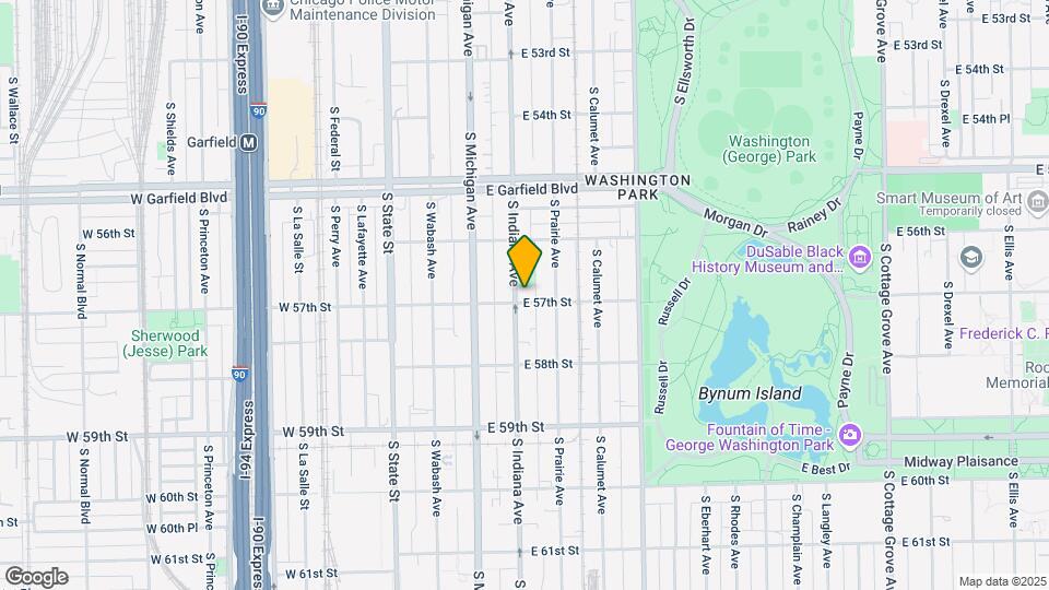 5655-5659 S Indiana Ave Map and Location Details