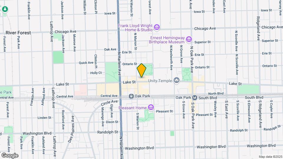 1036 Lake St Map and Location Details