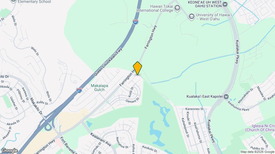 91-1077-1077 Oaniani St Map and Location Details