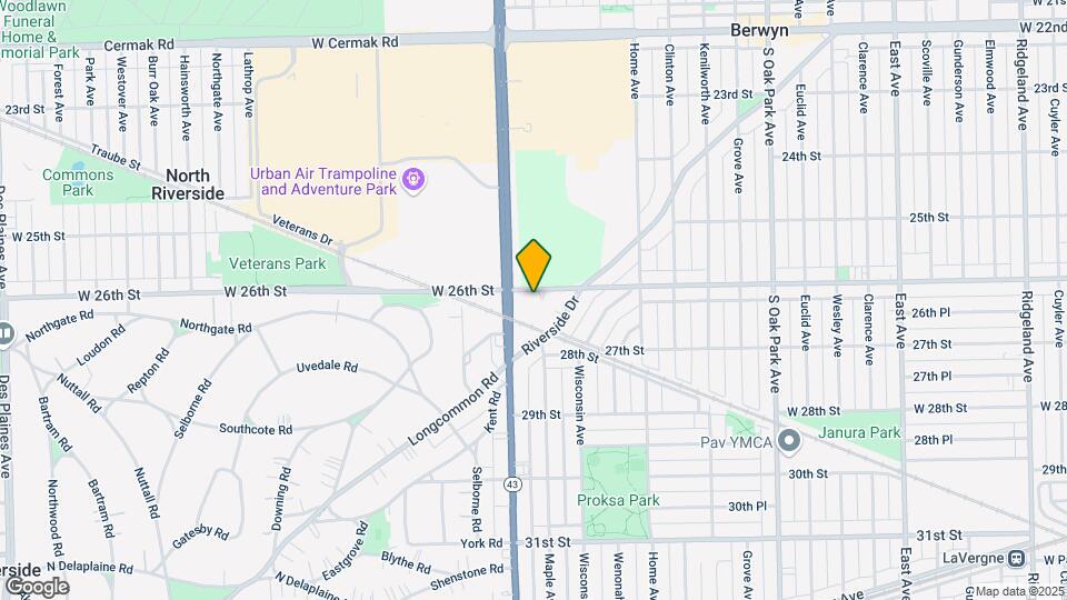 7132 26th St Map and Location Details