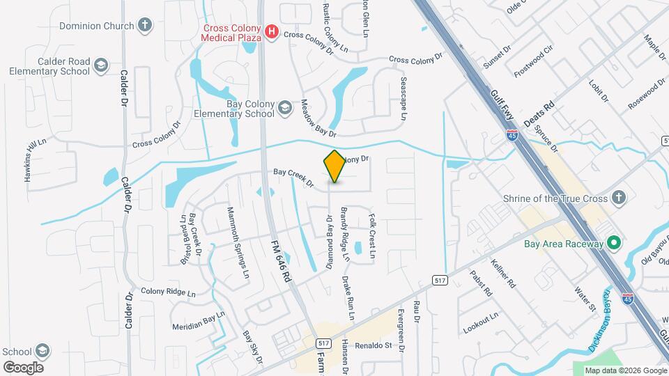 3103 Bay Creek Dr Map and Location Details