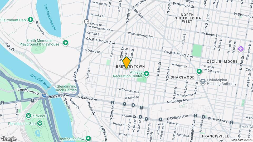 1451 N Newkirk St Map and Location Details