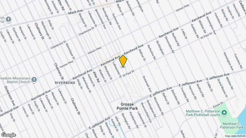 1127 Beaconsfield Ave Map and Location Details