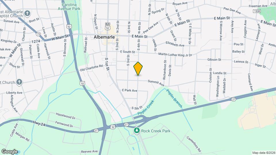 416 Richardson St Map and Location Details