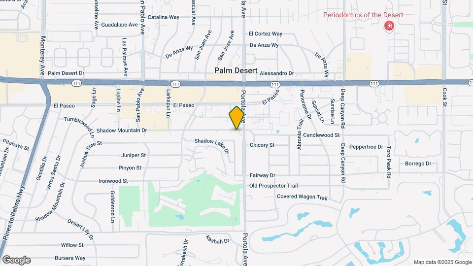 73951 Shadow Mountain Dr, Unit 73951 Map and Location Details