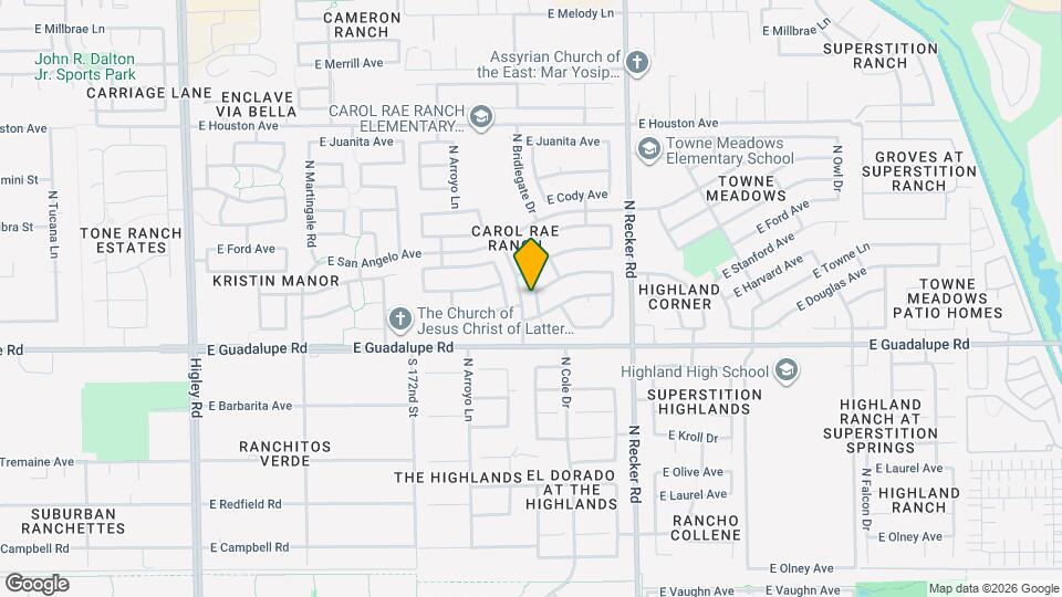 888 N Cole Dr Map and Location Details