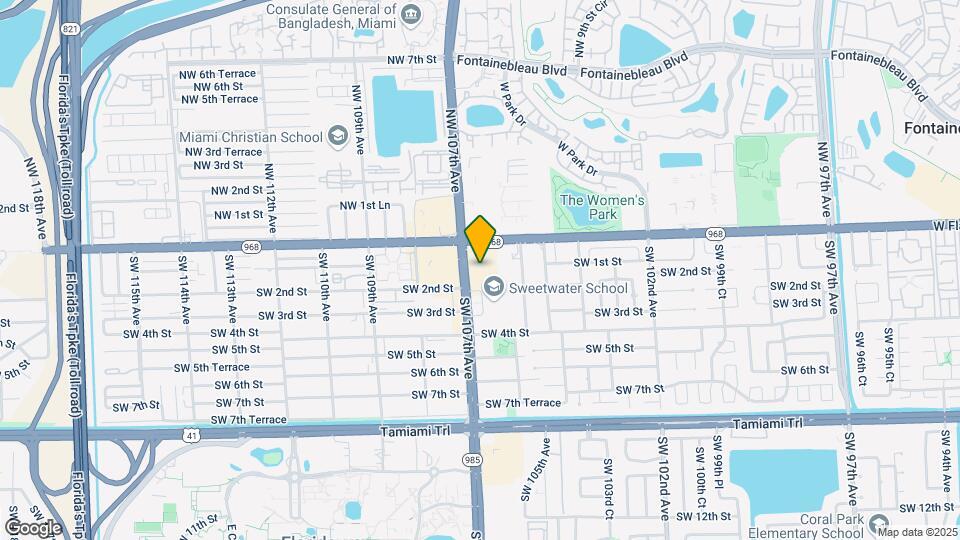 107 SW 107th Ave Map and Location Details