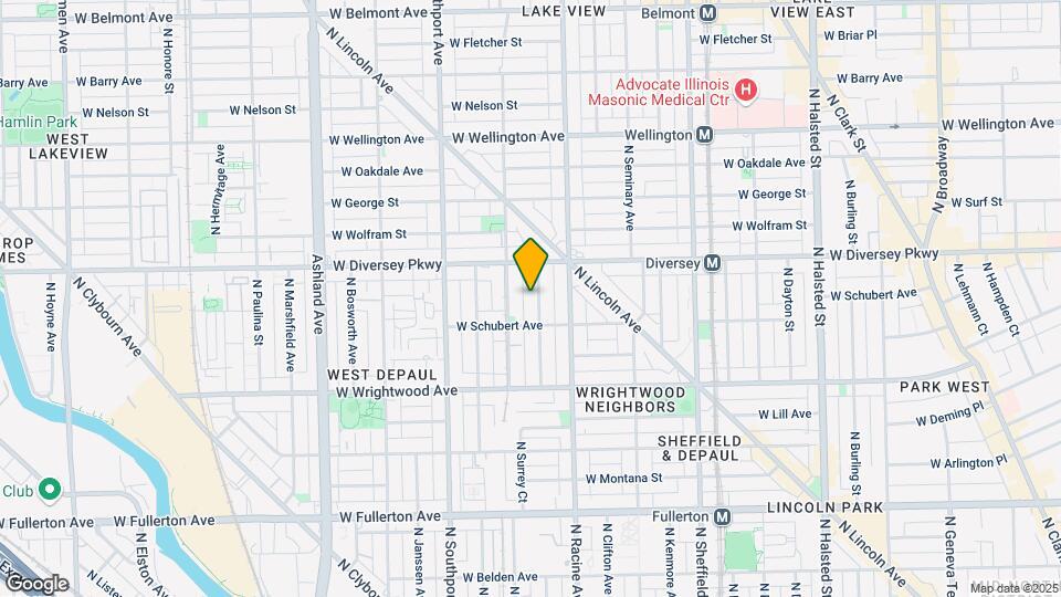 2724 N Magnolia Ave, Unit M03B Map and Location Details