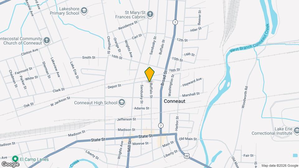 447 Buffalo St, Unit 447.5 Map and Location Details