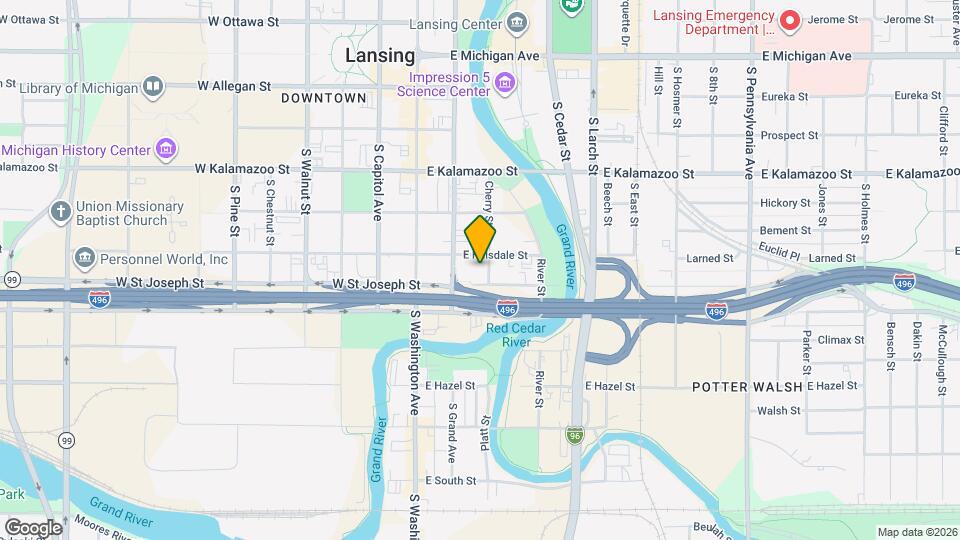 612 Cherry St Mapa y Detalles de la Ubicación