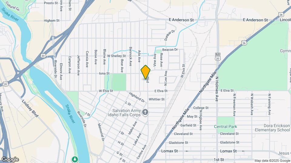 953 N Blvd Map and Location Details