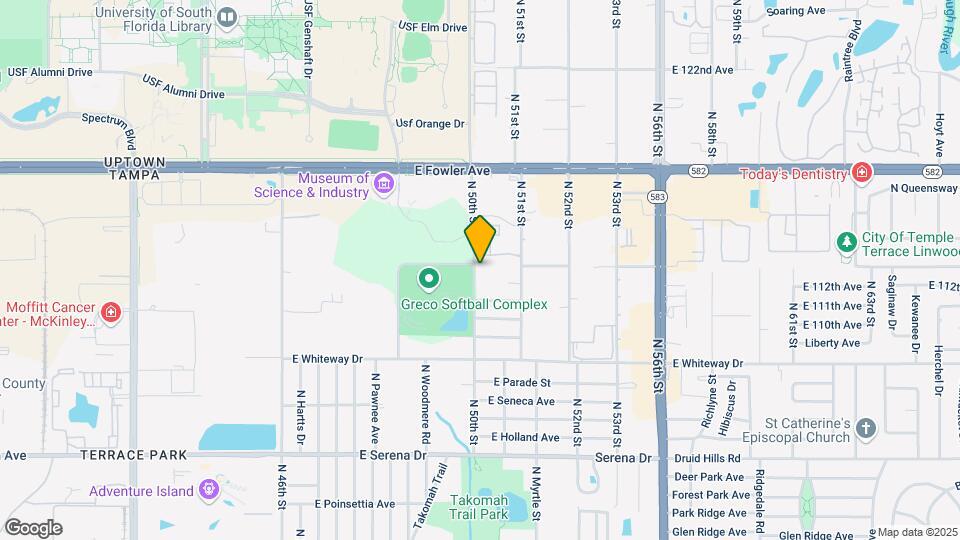 11207 N 50th St Map and Location Details