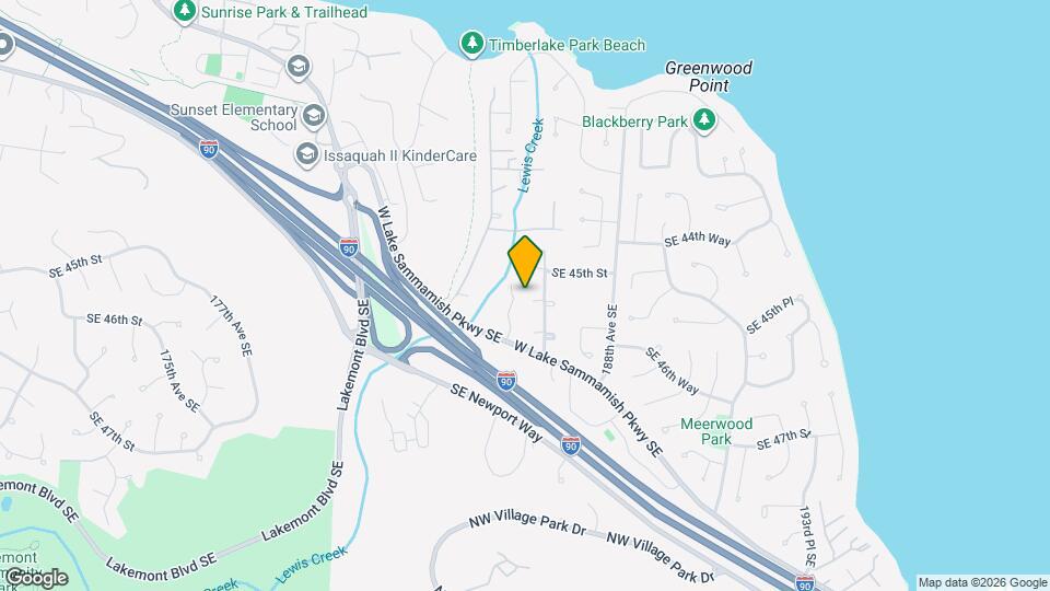 4521 186th Ave SE Map and Location Details