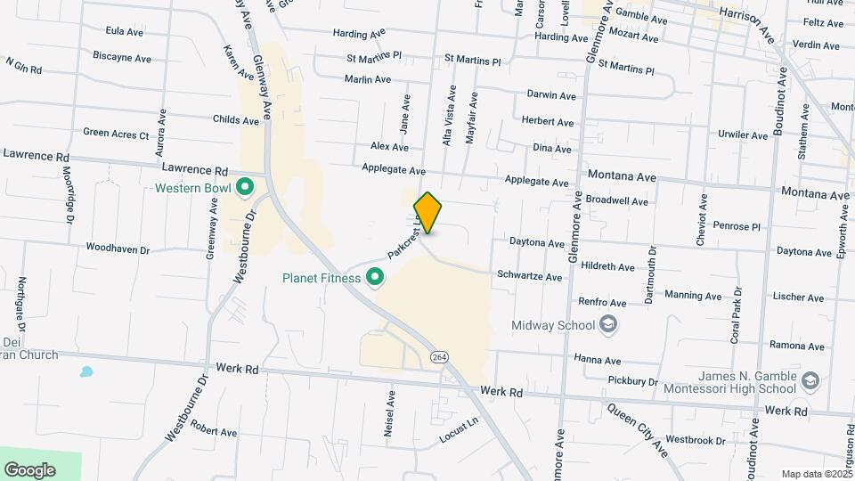 3612 Schwartze Ave Map and Location Details