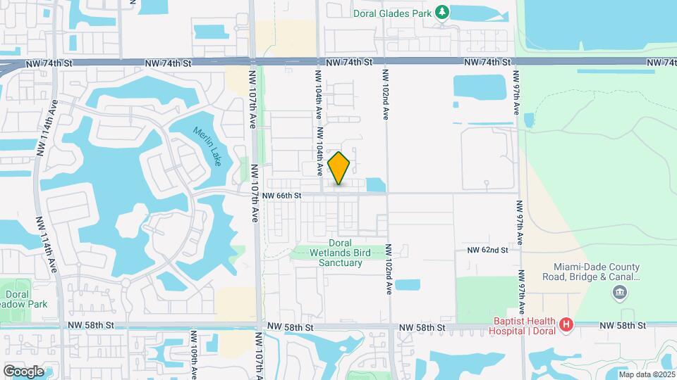 10321 NW 66th St Map and Location Details