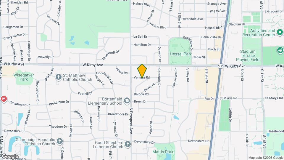 803 Ventura Rd Map and Location Details
