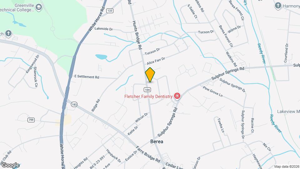 214 Hunts Bridge Rd Mapa y Detalles de la Ubicación