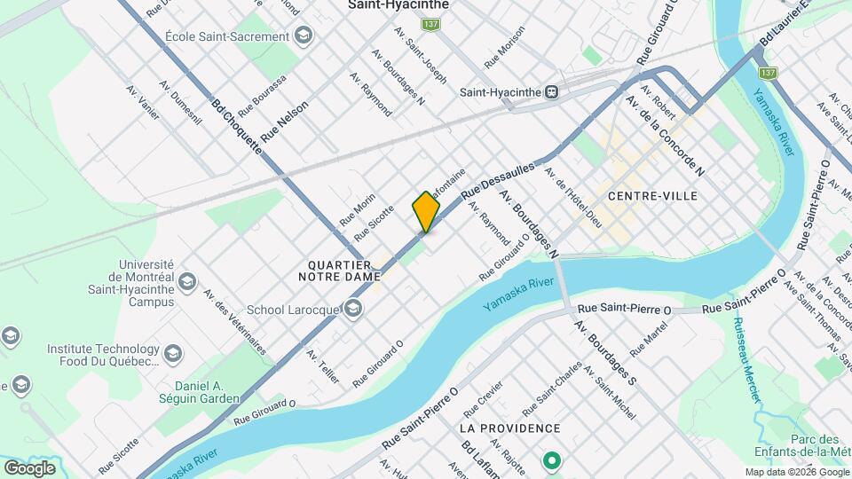 2483 Dessaulles Rue Map and Location Details