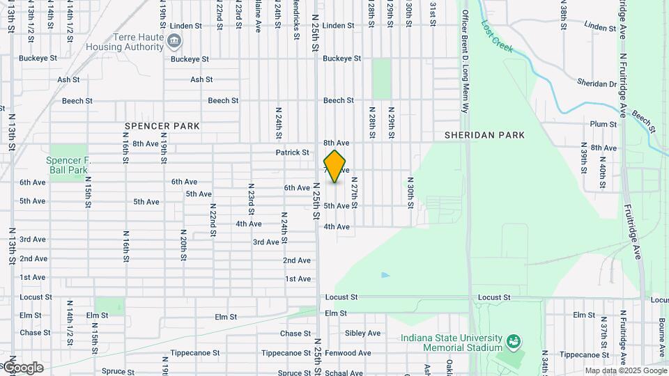 1451 N 26th St Map and Location Details