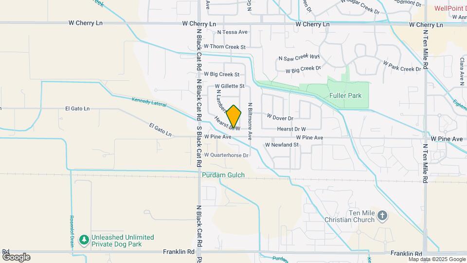 4551 Hearst Dr W Map and Location Details