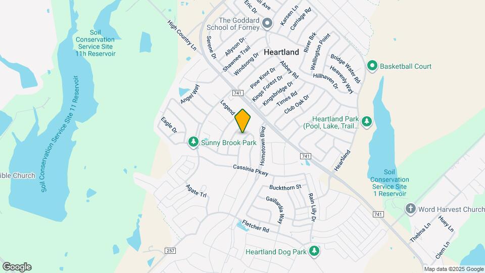 2129 Brenham Dr Map and Location Details