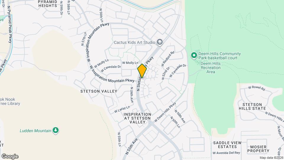 26616 N Babbling Brook Dr Map and Location Details