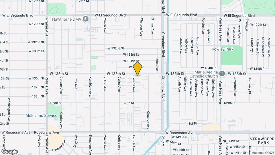 13514 Lemoli Ave Map and Location Details