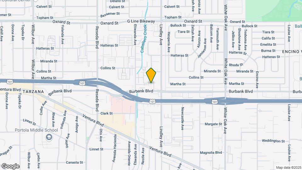 18135 Burbank Blvd Map and Location Details