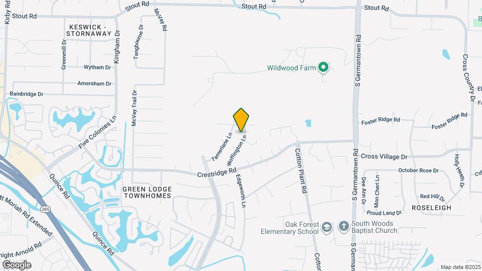 2937 Woffington Ln Map and Location Details