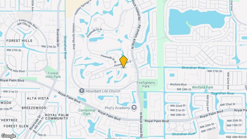 7342 Pinewalk Dr S Map and Location Details