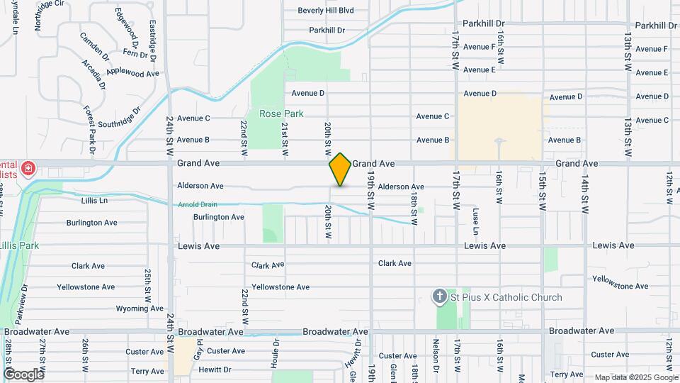 1938 Alderson Ave Map and Location Details