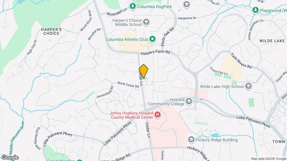 Legacy at Cedar Lane I/II Mapa y Detalles de la Ubicación