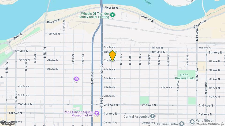 1600 7th Ave N Map and Location Details