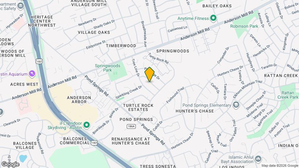 8801 Piney Point Dr Map and Location Details