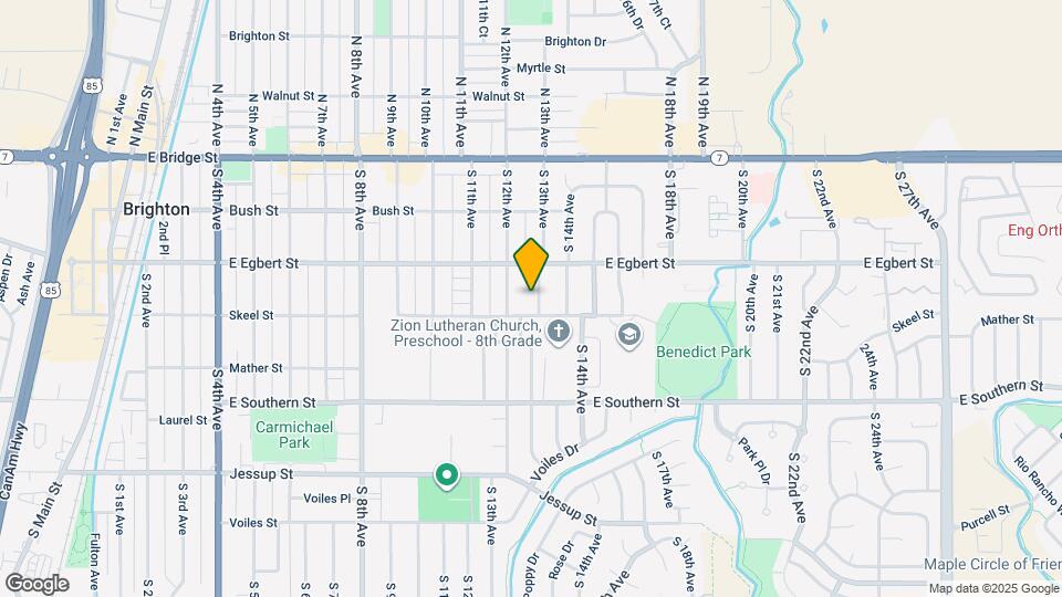 273 S 13th Ave Map and Location Details