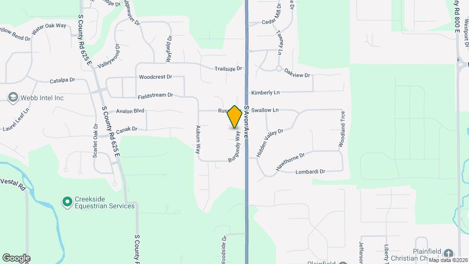 2304 Burgundy Way Map and Location Details