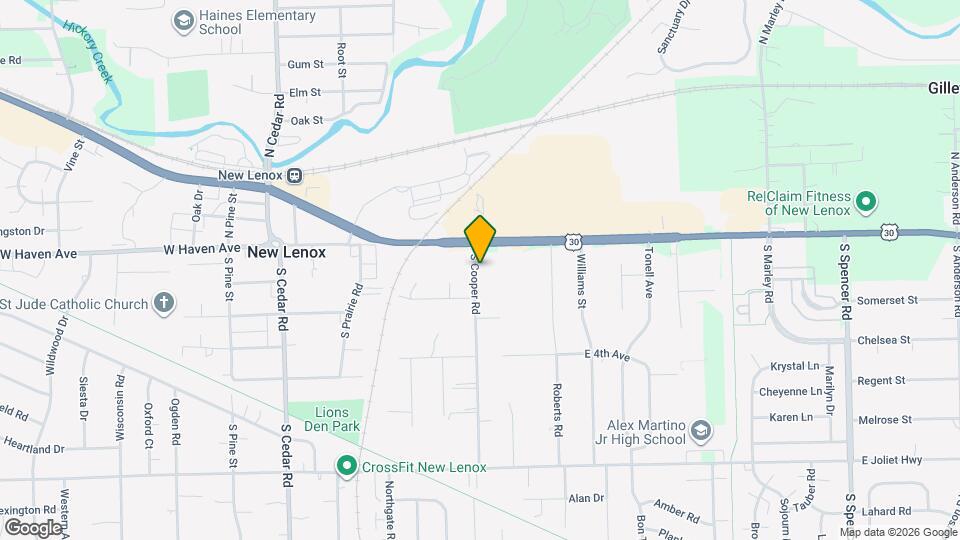 116 S Cooper Rd Map and Location Details