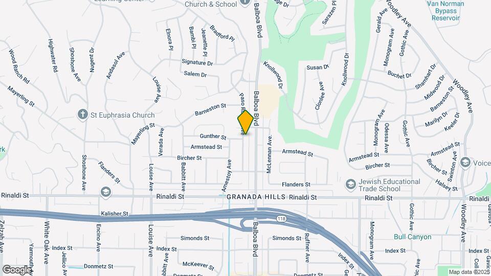 11716 Paso Robles Ave Map and Location Details
