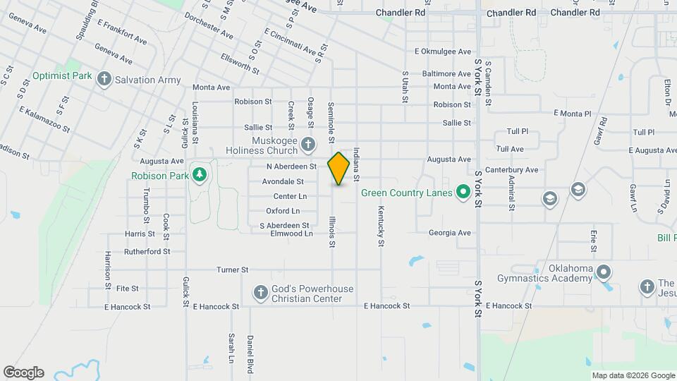 1104 Illinois St Map and Location Details