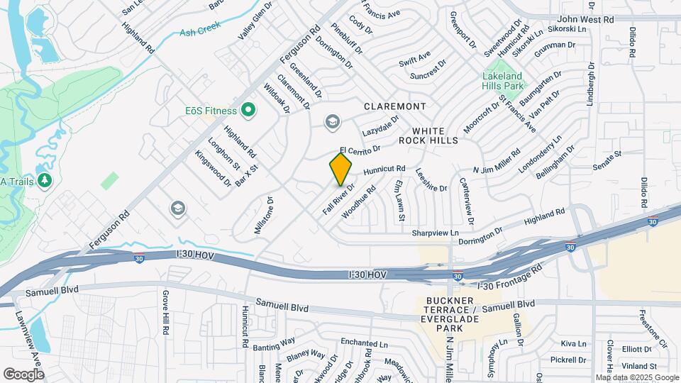 8051 Fall River Dr Map and Location Details