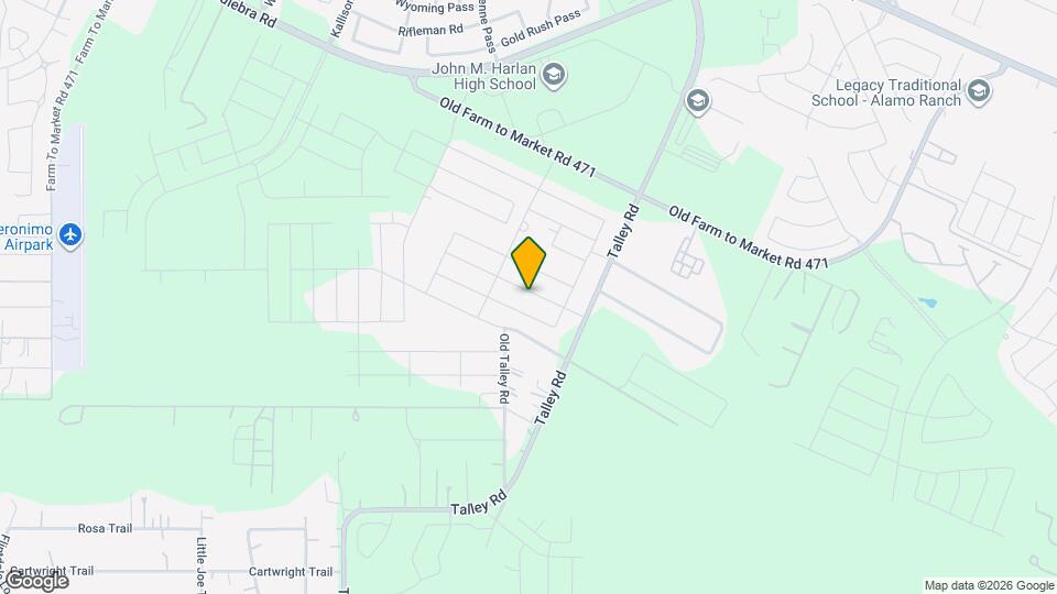 14338 Palm Ridge Mapa y Detalles de la Ubicación