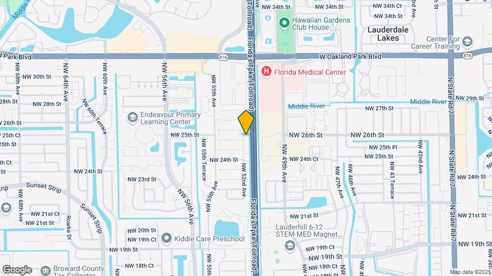 2500 NW 52nd Ave Map and Location Details