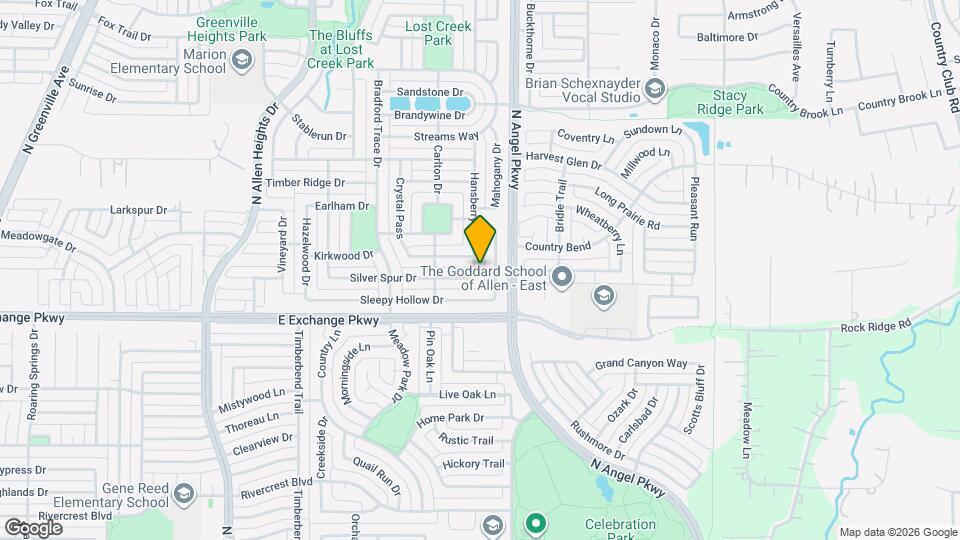 1304 Hansberry Dr Map and Location Details
