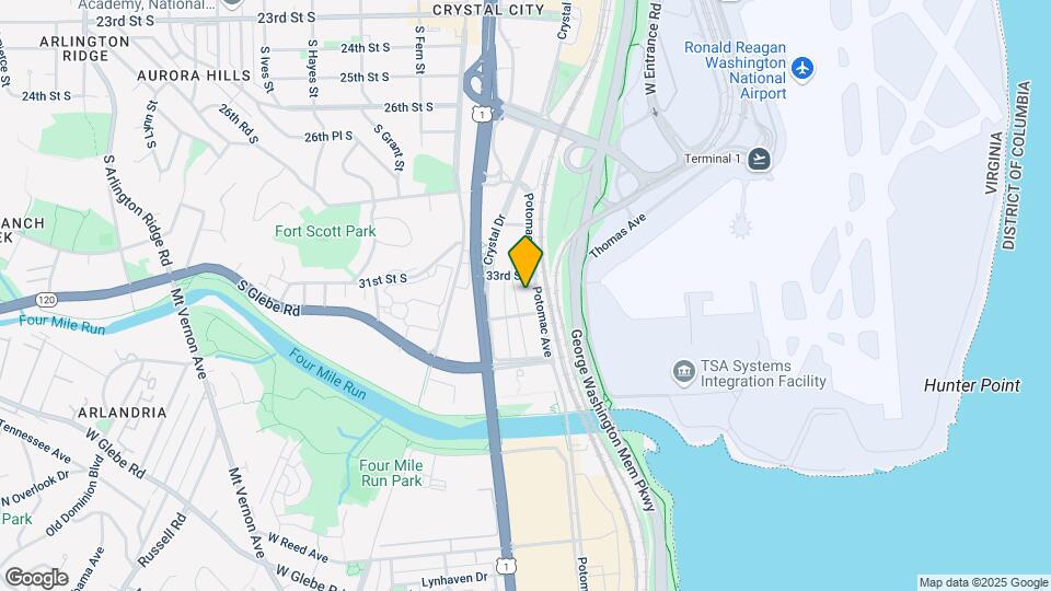 3400 Potomac Ave Map and Location Details