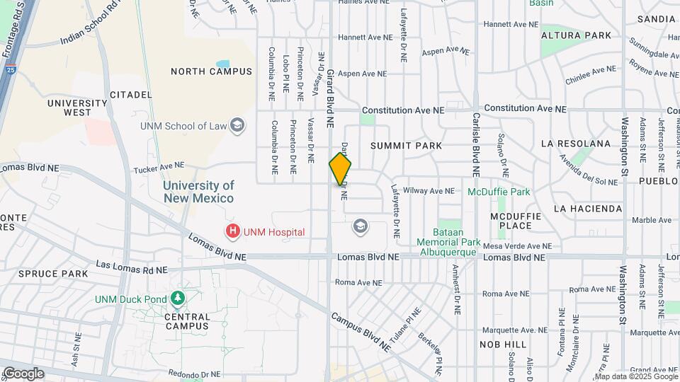 921 Dartmouth Dr NE Map and Location Details