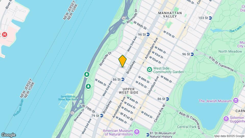 260 W 88th St Map and Location Details