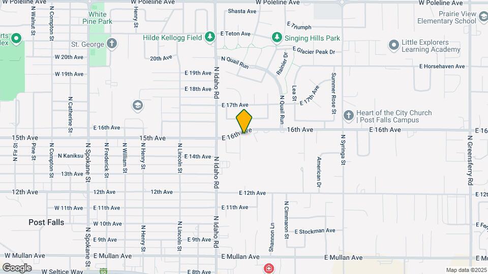 1534 N Brady St Map and Location Details
