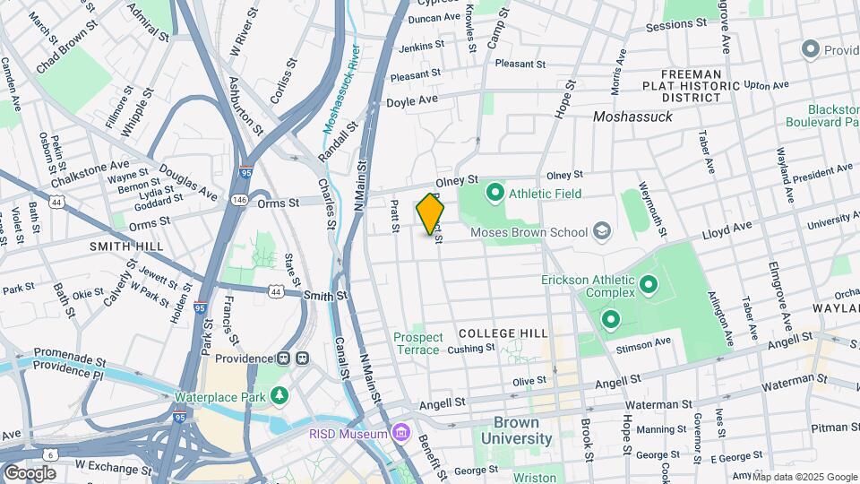 Halsey House Mapa y Detalles de la Ubicación