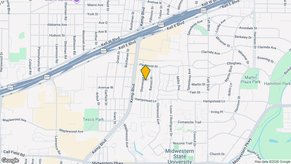 3121 Sherwood Ln Map and Location Details